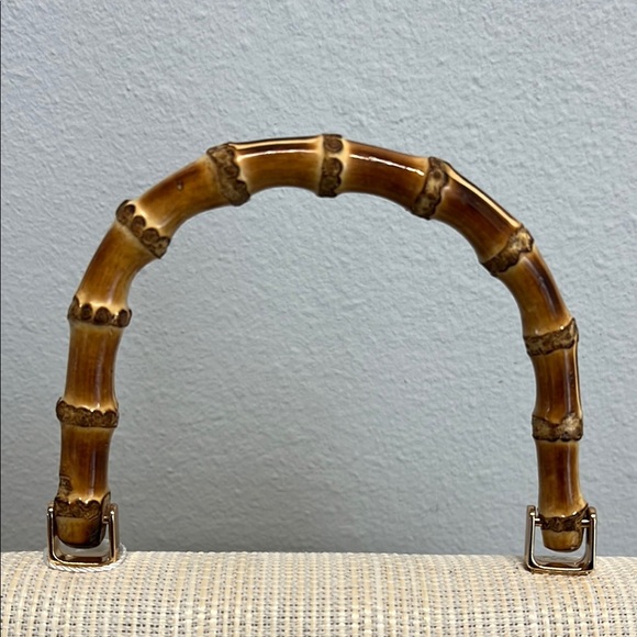 Tommy Bahama | Natural Satchel w/ Detachable Crossbody Strap & Bamboo Handles - Picture 5 of 13